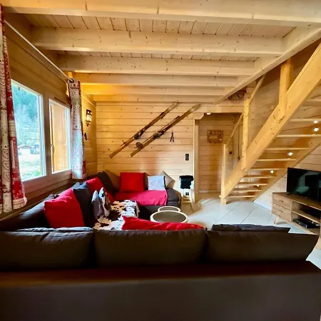 Chalet Le Murmure Du Ruisseau, 4 Etoiles Avec Sauna Et Terrasse La Bresse