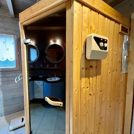 Le Murmure Du Ruisseau, 4 étoiles Avec Sauna Et Terrasse Chalet La Bresse