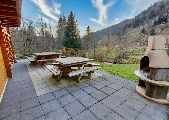 Le Murmure Du Ruisseau, 4 Etoiles Avec Sauna Et Terrasse * La Bresse